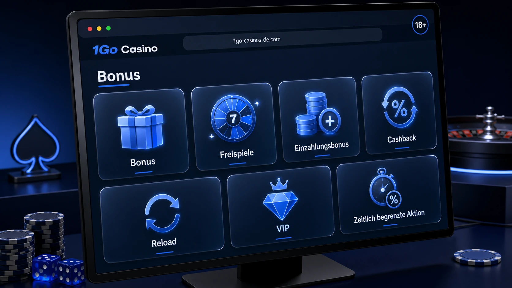 Welche Arten von Bonusangeboten sind bei 1GO Casino möglich?
